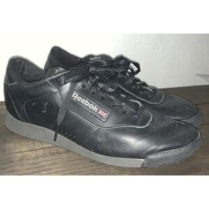 Reebok Classic Womens Black Athletic‎ Sneakers Shoe Size 8